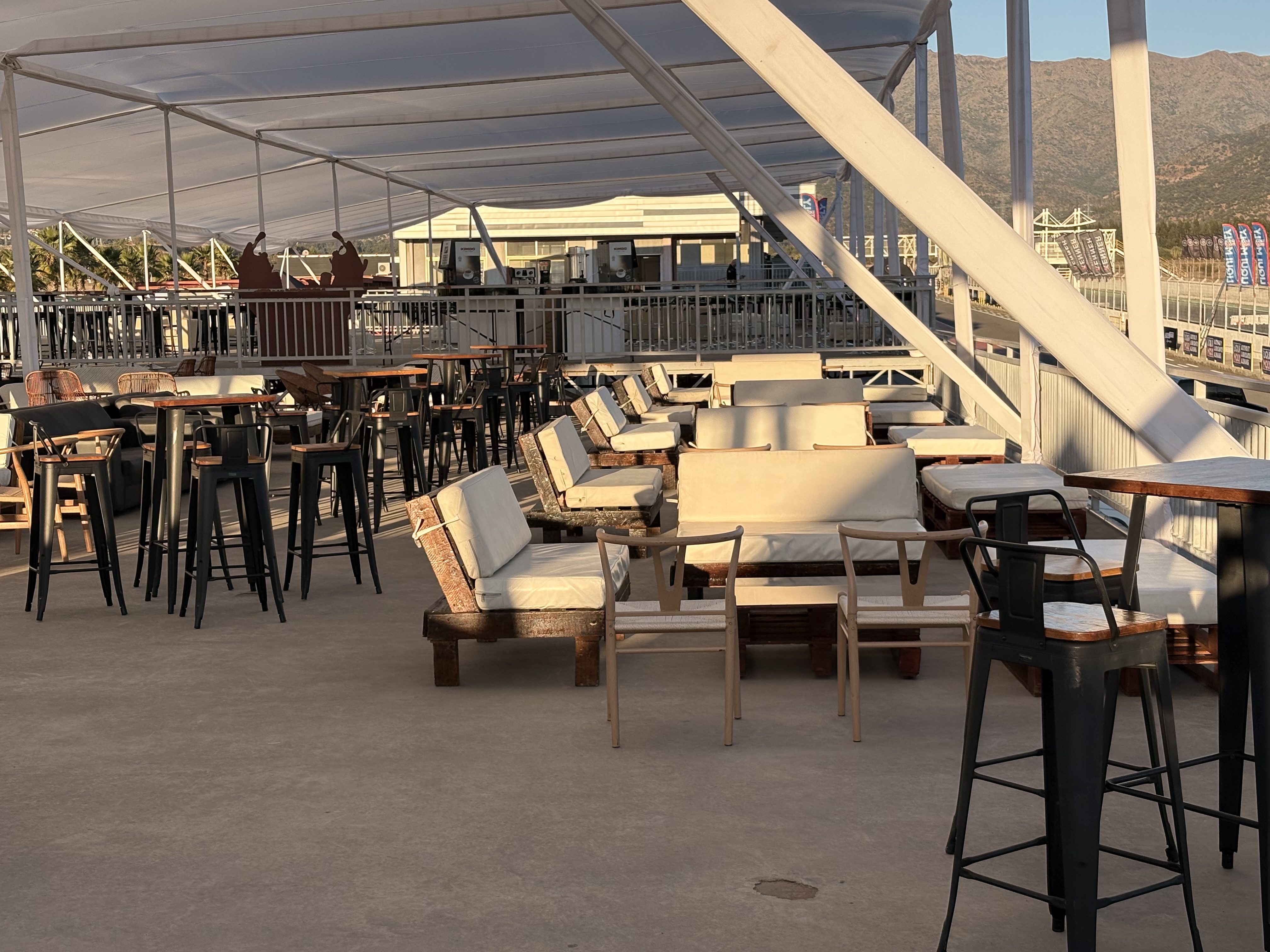 Mobiliario Lounge en terraza